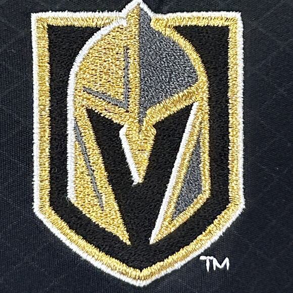 Las Vegas Golden Knights Polo Shirt Antigua Golfer Golfing NHL Black S Small - Picture 4 of 8